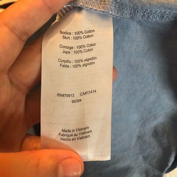 MOTHERHOOD blue shirt tee top 3/4 sleeve womens S maternity - Picture 3 of 4